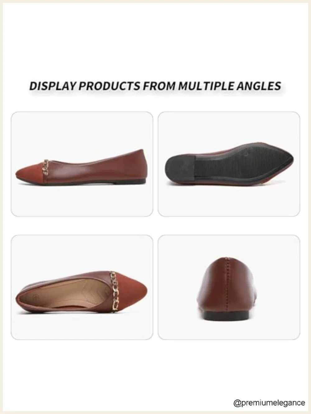 Faux Suede Ballet Flats Women's Pointed Toe Comfortable Dress Shoes Office Work